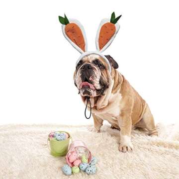 RYPET Bunny Ears Easter Costumes for Pets