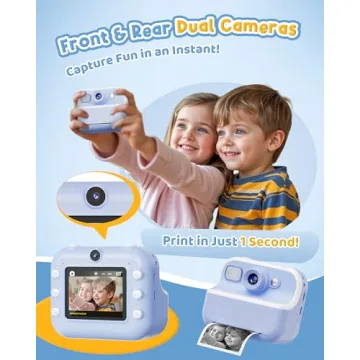 Kids Instant Print Camera with Videos and Filters for Fun