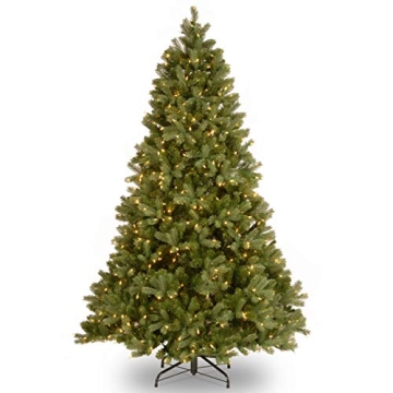 6.5ft Pre-Lit Feel Real Douglas Fir Christmas Tree