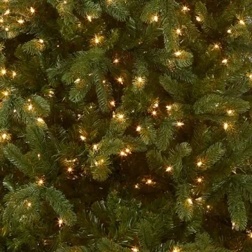 6.5ft Pre-Lit Feel Real Douglas Fir Christmas Tree