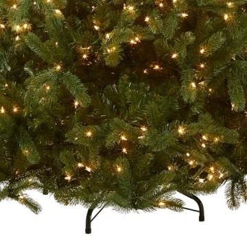 6.5ft Pre-Lit Feel Real Douglas Fir Christmas Tree