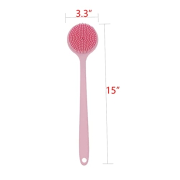 DNC Soft Silicone Back Scrubber Gentle Bath Brush