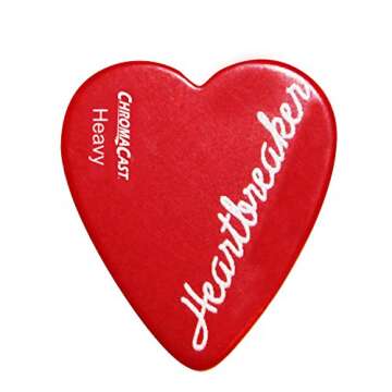Heartbreaker Heart Shaped Music Picks - 12 Pack Online