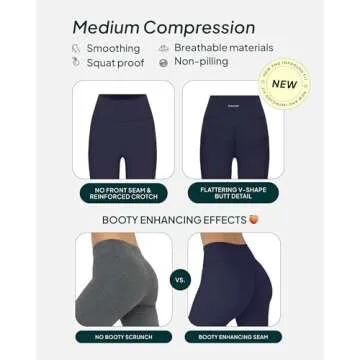 PAVOI ACTIVE High Waisted Buttery Soft Workout Leggings & Yoga Pants - FlexFlow Full Length, Small, ...