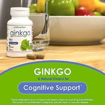 VH Nutrition Ginkgo BILOBA Capsules for Memory & Focus