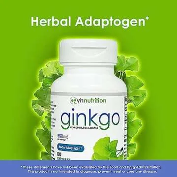 VH Nutrition Ginkgo BILOBA Capsules for Memory & Focus