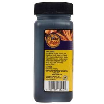 Fiebing's Edge Kote Leather Edge Paint - 4oz Black