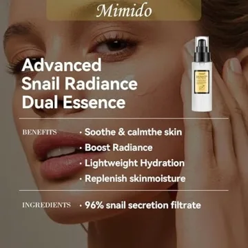 Snail Mucin Serum 96% Hydrating Essence for Skin Care