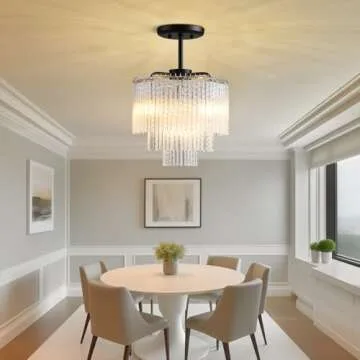 Blinghy 12 inch Crystal Chandelier for Modern Homes