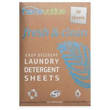 Homevative Laundry Detergent Sheets for a Cleaner Tomorrow