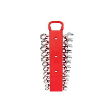 TEKTON Stubby Combination Wrench Set, 12-Piece (8-19 mm) - Holder | WRN01170