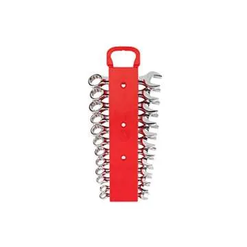 TEKTON Stubby Combination Wrench Set, 12-Piece (8-19 mm) - Holder | WRN01170