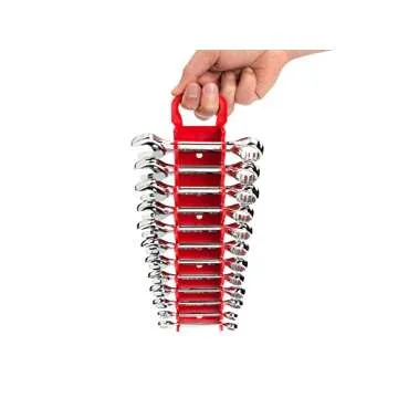 TEKTON Stubby Combination Wrench Set, 12-Piece (8-19 mm) - Holder | WRN01170