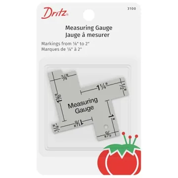 Dritz 3100 14 in 1 Measuring Gauge - Precision Tool for Sewing and Quilting