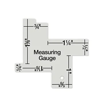 Dritz 3100 14 in 1 Measuring Gauge Enhance Sewing Precision