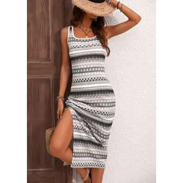 Women’s PRETTYGARDEN Summer Maxi Tank Dress 2025