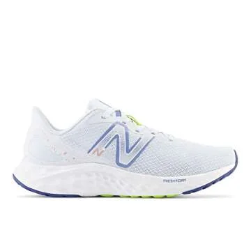 New Balance Women's Fresh Foam Arishi V4 Running Shoe, Ice Blue/Night Sky/Pink Moon, 7