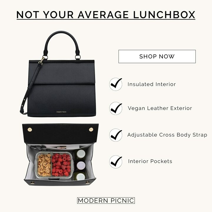 Chic Insulated Lunch Bag for Women - Modern Picnic