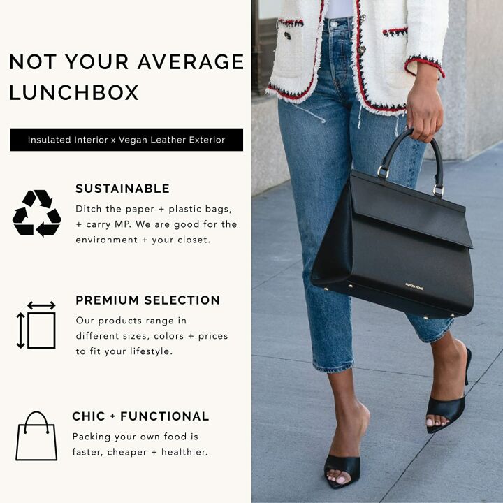 Chic Insulated Lunch Bag for Women - Modern Picnic
