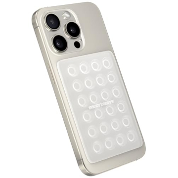 StickyGrippy Suction Phone Case Mount, Silicon Adhesive Phone Accessory for iPhone and Android, Hand...
