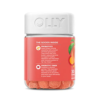 OLLY Probiotic + Prebiotic Gummies for Digestive Health