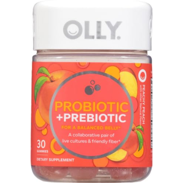OLLY Probiotic + Prebiotic Gummies for Digestive Health