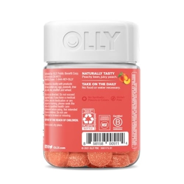 OLLY Probiotic + Prebiotic Gummies for Digestive Health