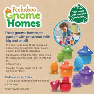 Peekaboo Gnome Homes Educational Toy for Toddlers