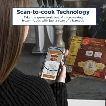 GE Smart Microwave Oven with Wifi and Scan-to-Cook Technology