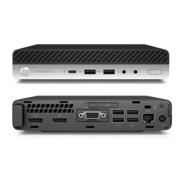 HP ProDesk 600 G3 Mini Desktop with 21.5'' Monitor