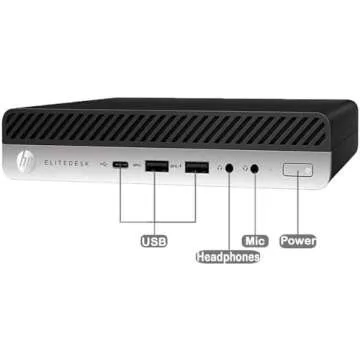 HP ProDesk 600 G3 Mini Desktop with 21.5'' Monitor