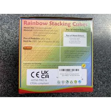 TOWO Wooden Stacking Boxes Educational Toy for Toddlers