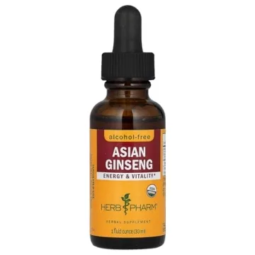 Herb Pharm Asian Ginseng Liquid Glycerite – Boost Energy & Stamina Naturally