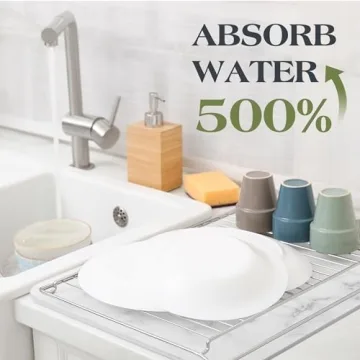 AOTASO Marble Stone Drying Mat - Fast Drying for Kitchen