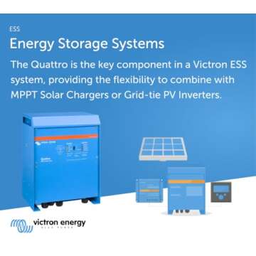 Victron Energy Quattro 5000VA 48-Volt Pure Sine Wave Inverter and 70 amp Battery Charger