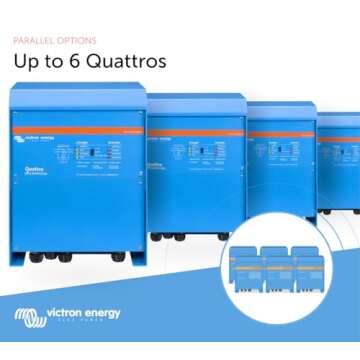 Victron Energy Quattro 5000VA 48-Volt Pure Sine Wave Inverter and 70 amp Battery Charger