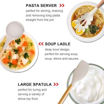 IOCBYHZ Heat-Resistant Kitchen Utensils Set 6Pcs