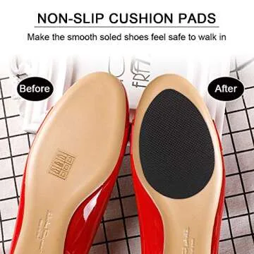 Dr. Shoesert Non-Slip Shoe Pads for Secure Grip