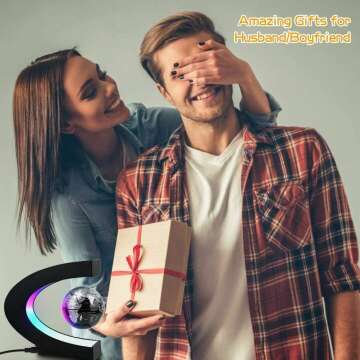 Magnetic Levitating Globe with LED Light - Cool Desk Gadget