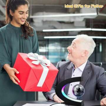 Magnetic Levitating Globe with LED Light - Cool Desk Gadget