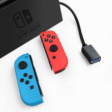 Durable VCZHS USB Extension Cable 1ft - Fast Charging & High-Speed Data Transfer