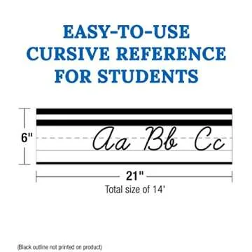 Cursive Alphabet Mini Bulletin Board Set for Classrooms