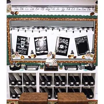 Cursive Alphabet Mini Bulletin Board Set for Classrooms