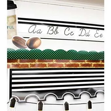 Cursive Alphabet Mini Bulletin Board Set for Classrooms