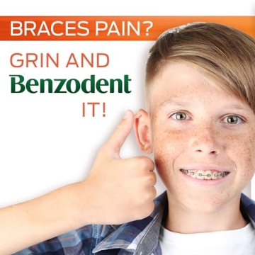 Benzodent Pain Relieving Dental Cream for Dentures and Braces