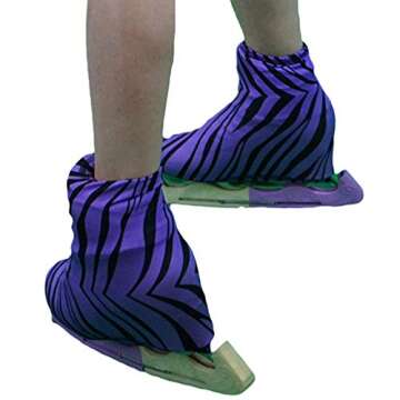 Victoria's Challenge Ice Skate Boot Cover VCBC01 red Pink Royal 1 Pair Navy Polyester Galaxy