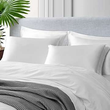 EHEYCIGA Satin King Pillow Cases 2 Pack Soft for Hair and Skin