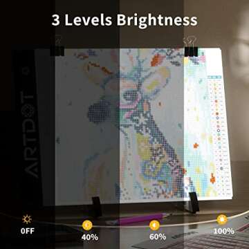 ARTDOT A4 LED Light Pad - Bright, Portable, and Versatile