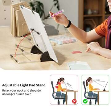 ARTDOT A4 LED Light Pad - Bright, Portable, and Versatile