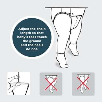 Jolly Jumper *Classic* (Black) - Trusted by Parents, Loved by Babies for Over 75 Years. The Original Baby Exerciser and Your Alternative to Activity Centers and Baby Bouncers.